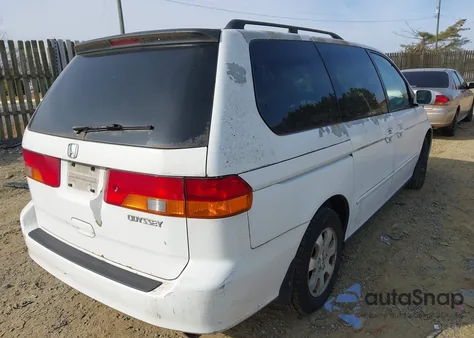 2004 Honda Odyssey Ex z USA, uszkodzony, nr VIN 5FNRL186X4B083098